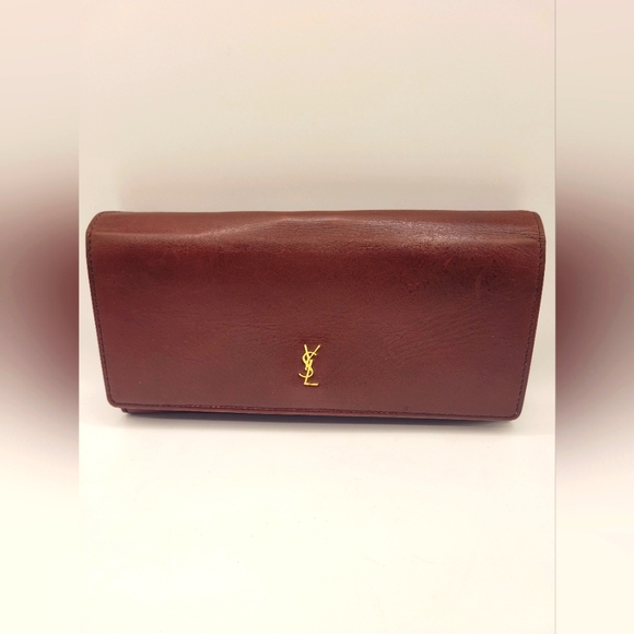 Yves Saint Laurent Belle De Jour Leather Long Wallet - Picture 1 of 5
